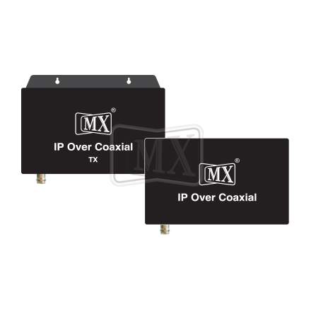 MX IP over Coaxial - Networking Transmitter/Receiver 10/100/1000 Mbps - Up to 2 Kilometers