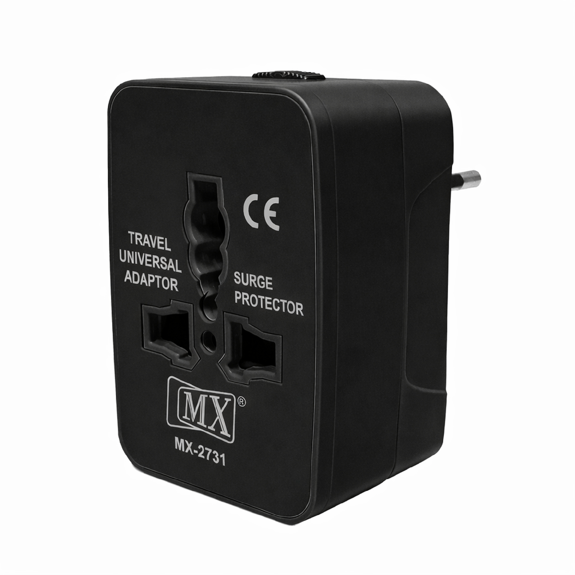 MX Universal Travel Adapter, Worldwide All over 150 International Countries with LED & Child Safety Shutter-Universal Socket Compatible in UK, Europe, USA, Australia, China, Japan & Thailand (Black)