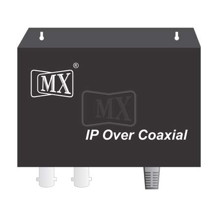 MX IP over Coaxial Networking Transceiver - Up to 16 Camera Looping Possible - 10/100/1000 Mbps