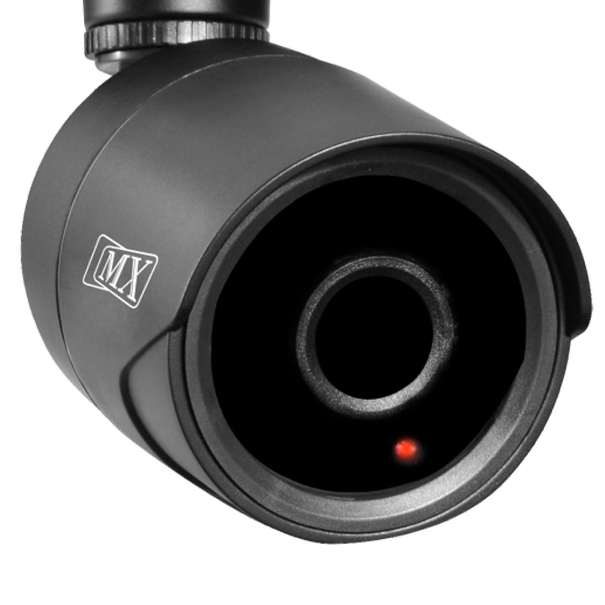MX Dummy Fake Security Wireless Bullet CCTV Outdoor Camera Flashing Light Black D8 Security Camera (MX Dummy 8) (Pack of 10)