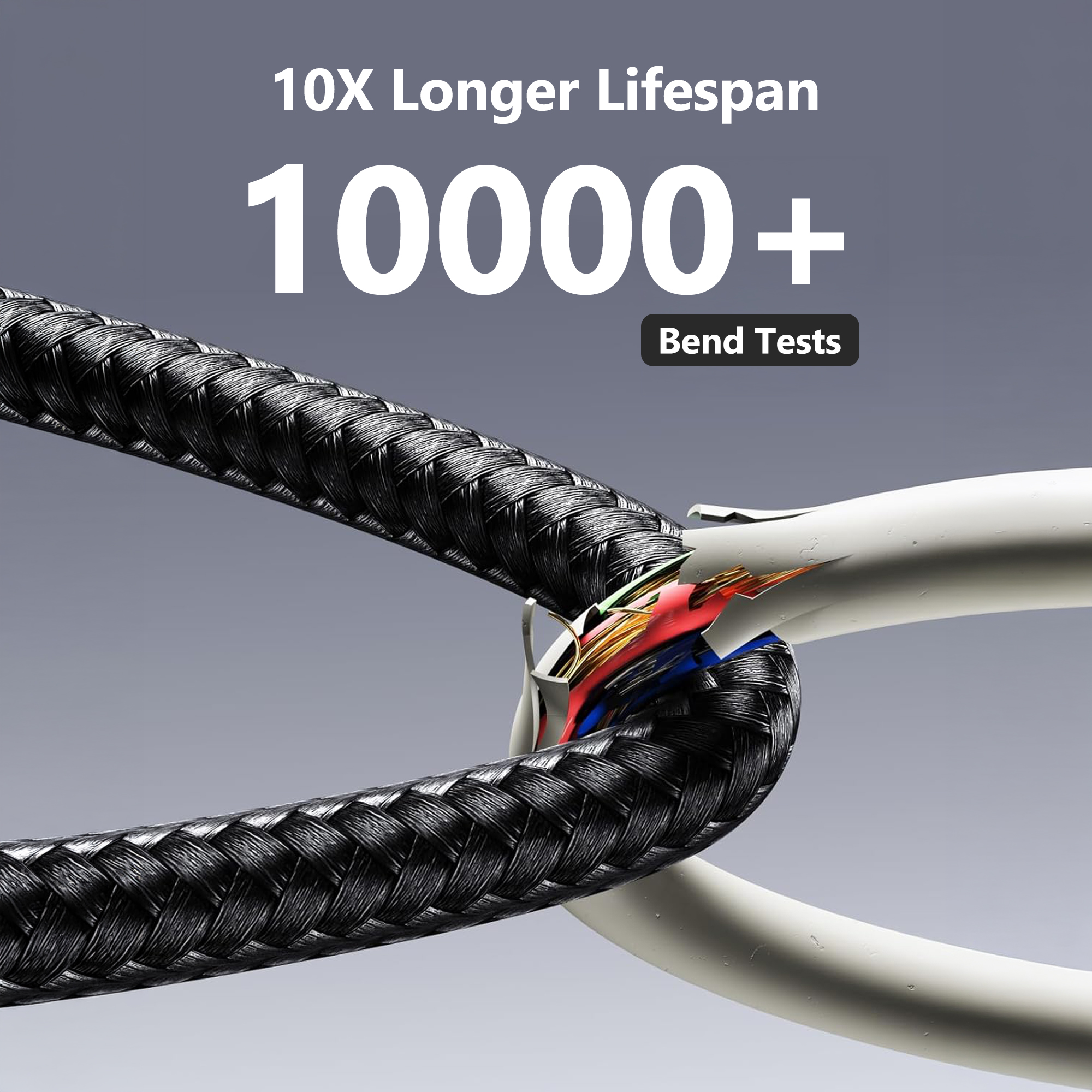 MX 240W Type C to Type C Fast Charging Cable with LED Display | Nylon Braided Tangle Free Fast Charging & Data Cable, 5A, 480Mbps for MacBook, Laptop, iPad & Phone, 1.2M