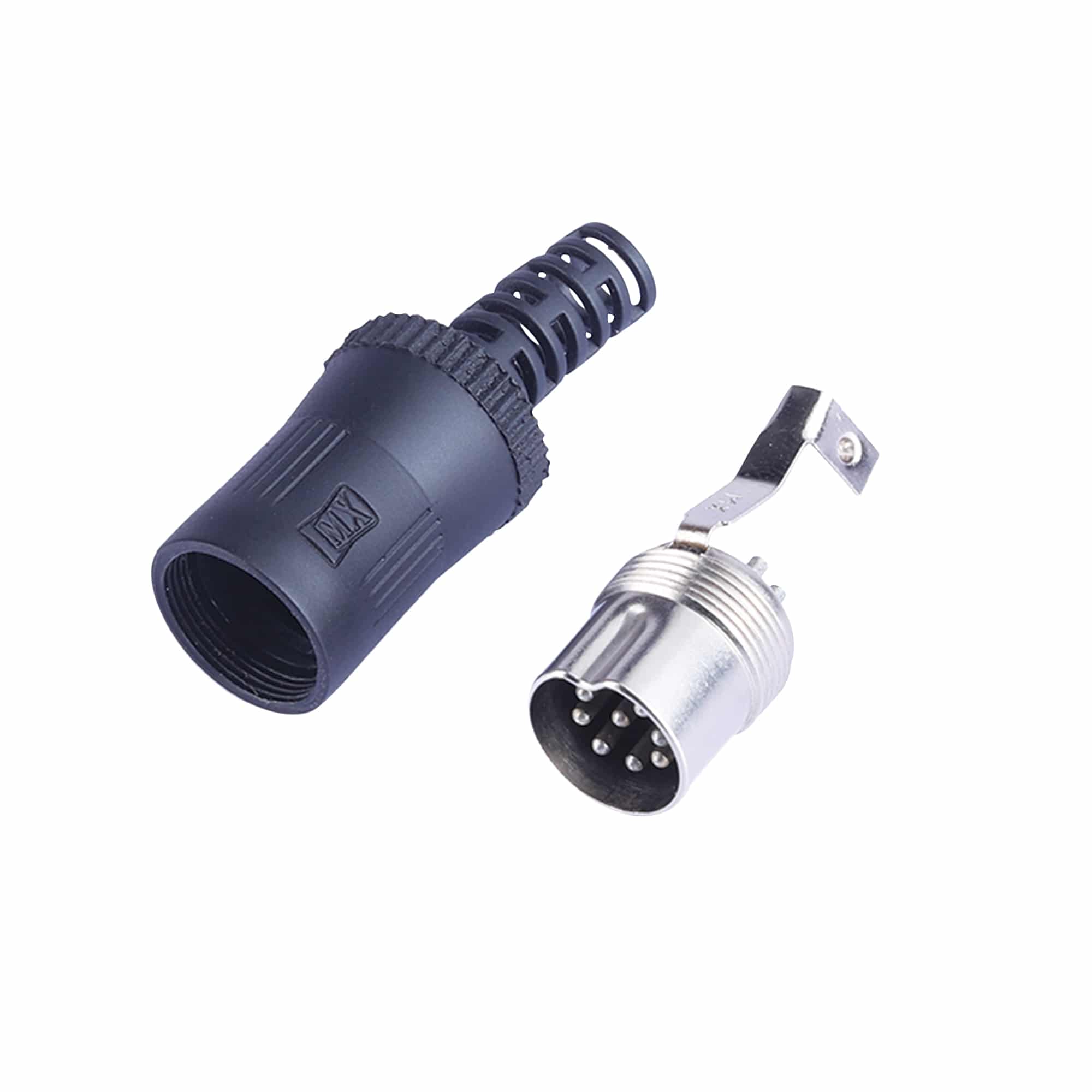 MX copper plated 8 PIN DIN plug connector
