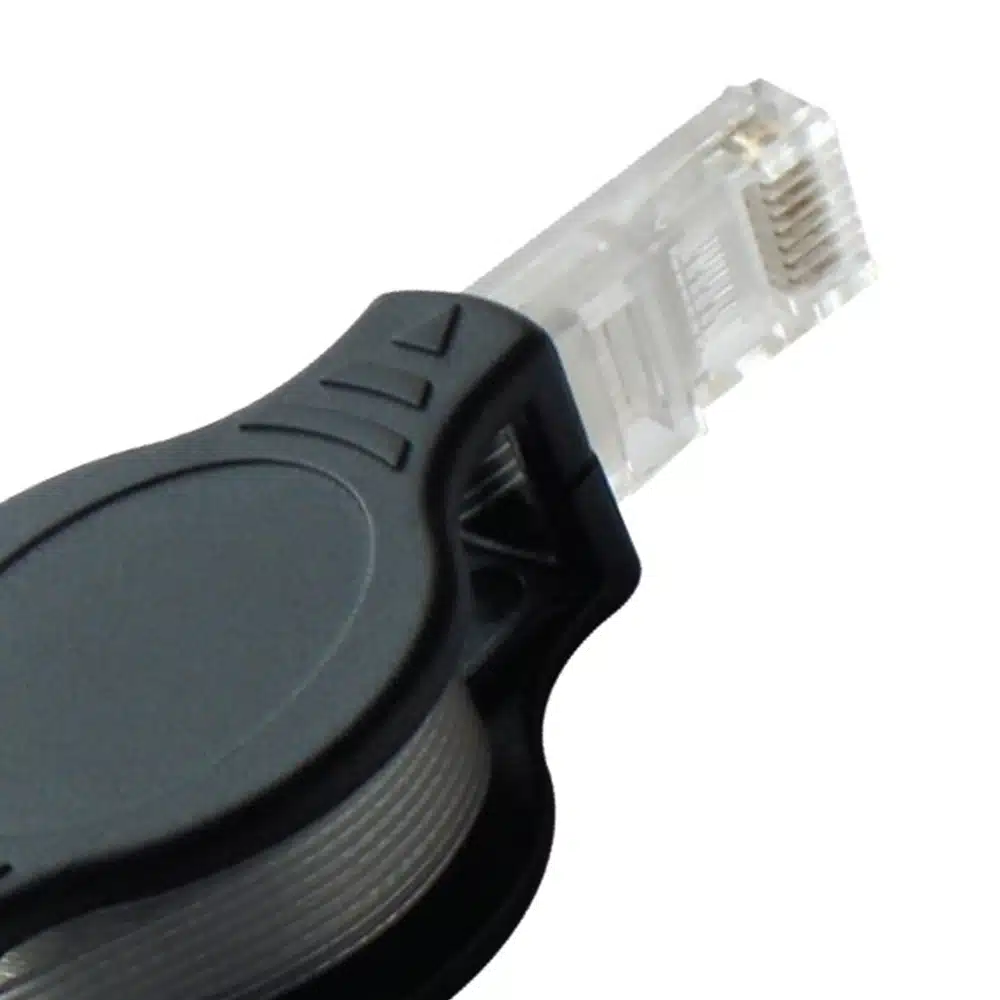 MX CAT-5E 8P8C RETRACTABLE FLAT CABLE LENGTH: 30 cm