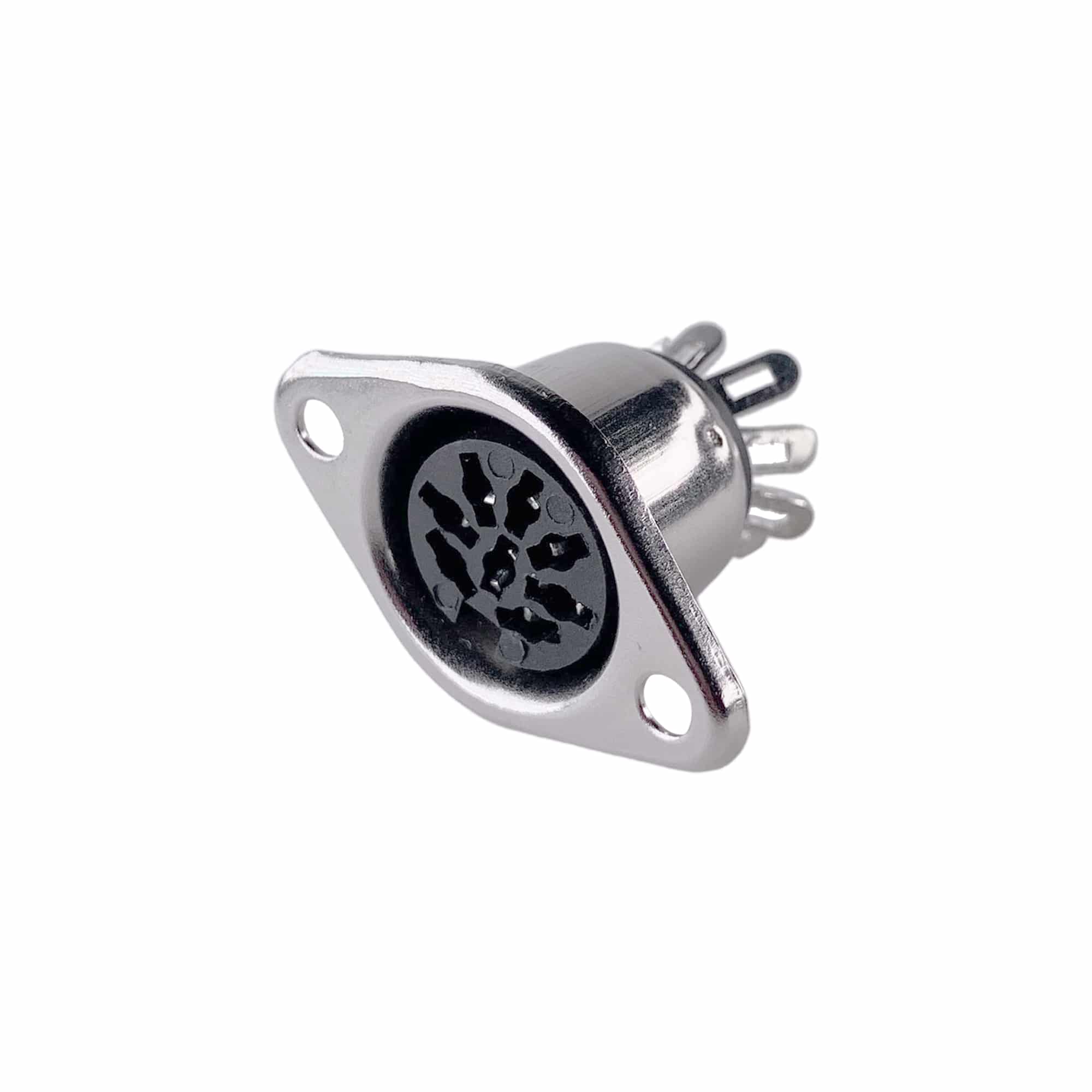 MX 8 PIN DIN metal socket connector