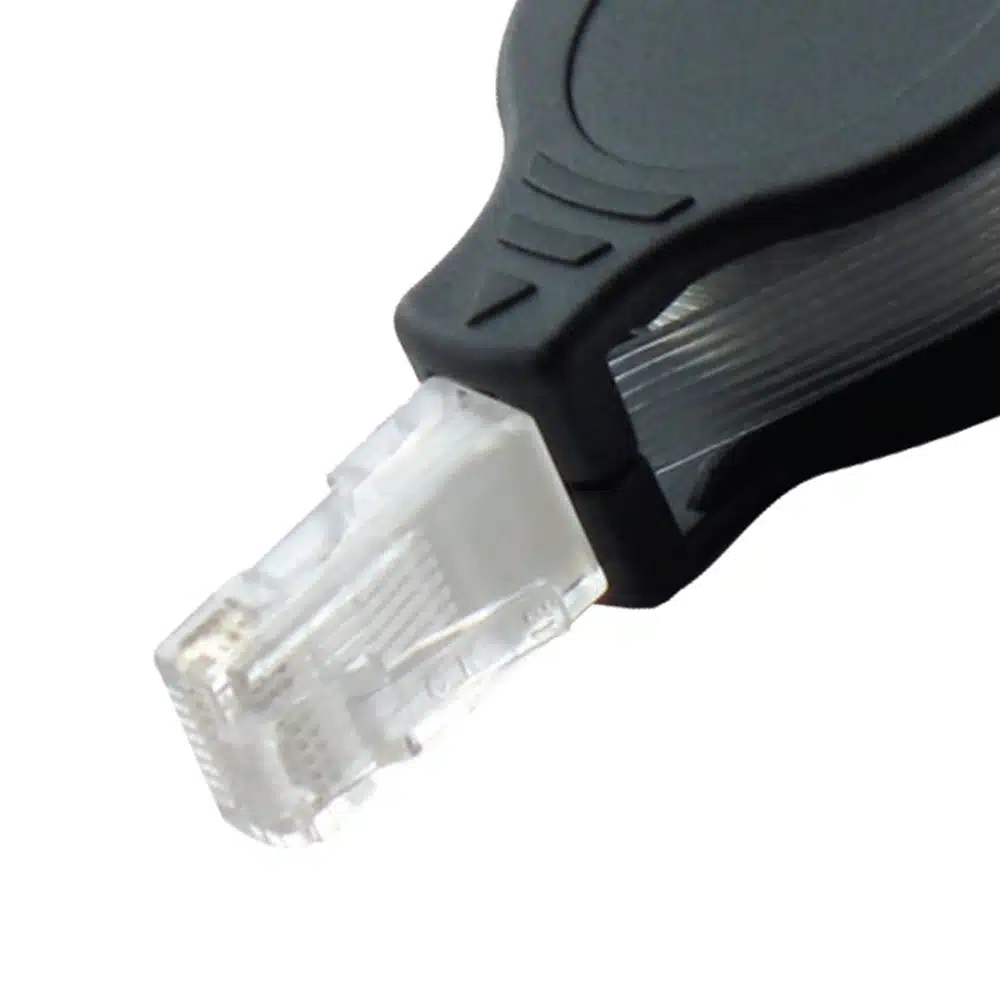MX CAT-5E 8P8C RETRACTABLE FLAT CABLE LENGTH: 30 cm