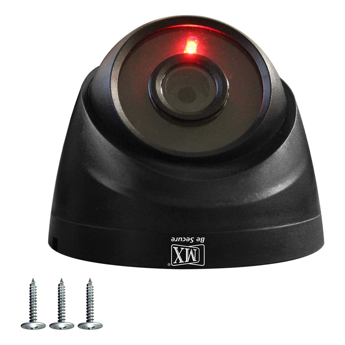 MX Dummy CCTV Camera/Dummy CCTV Dome Camera (Fake Camera No Audio/No Video) with Battery Operated Red Led Light is Ideal for Home, Office Dummy 2 (Pack of 2)