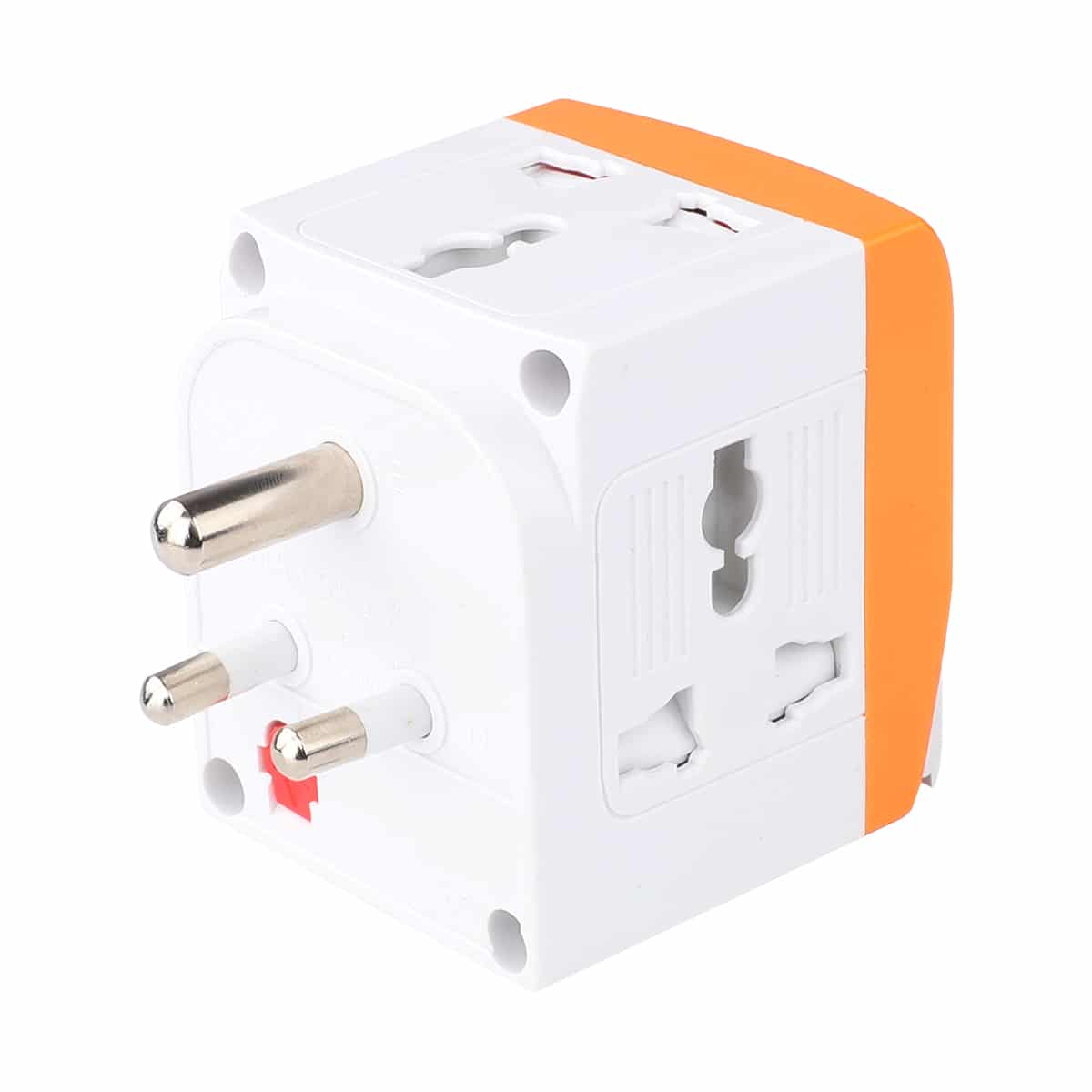 MX Universal Conversion Plug - Multiplug with Individual Switch - 3 PIN 3 Way Plug for Home, Office and Industrial Uses