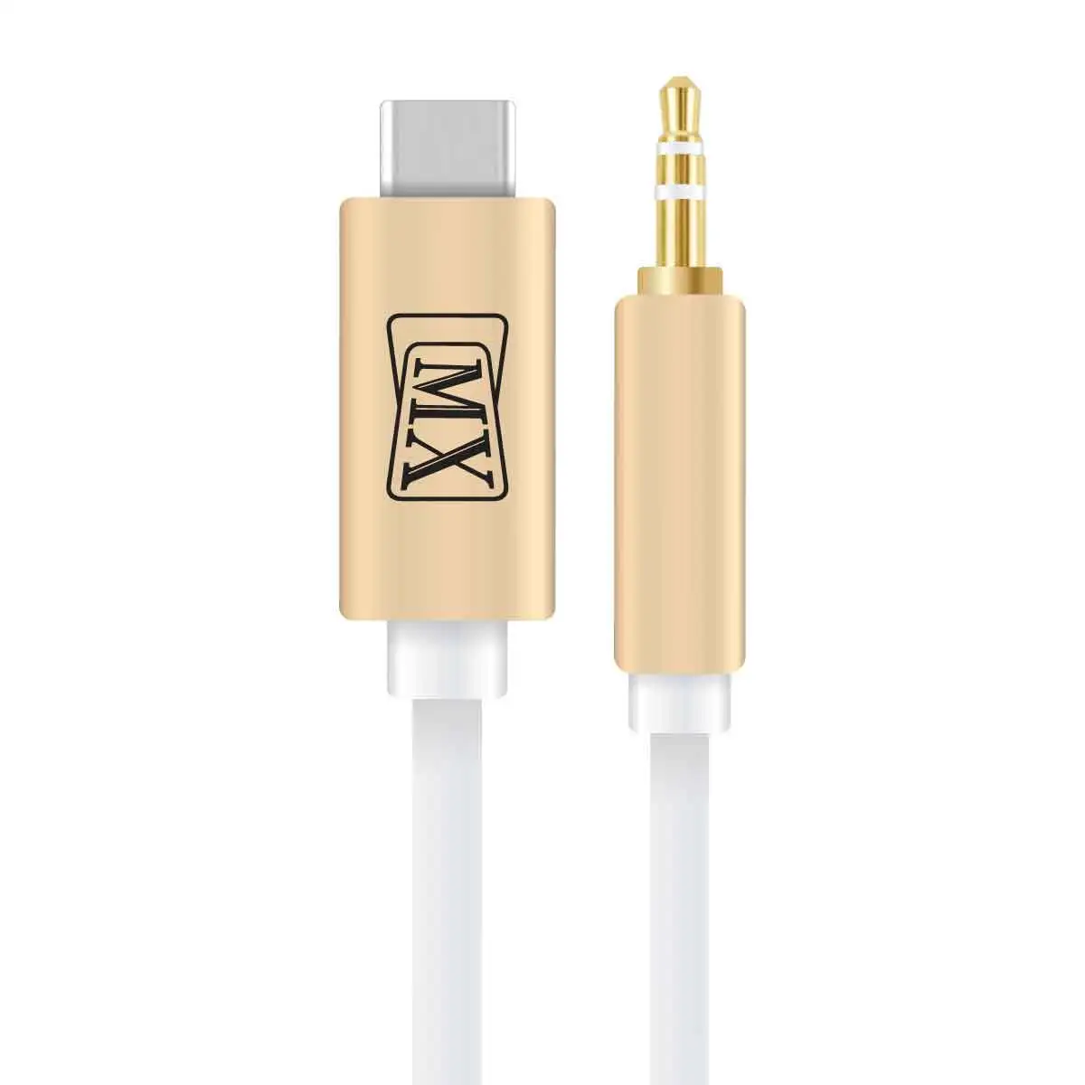 MX USB Type-C to 3.5mm EP Stereo Male Car Stereo AUX Cable (1 meter)