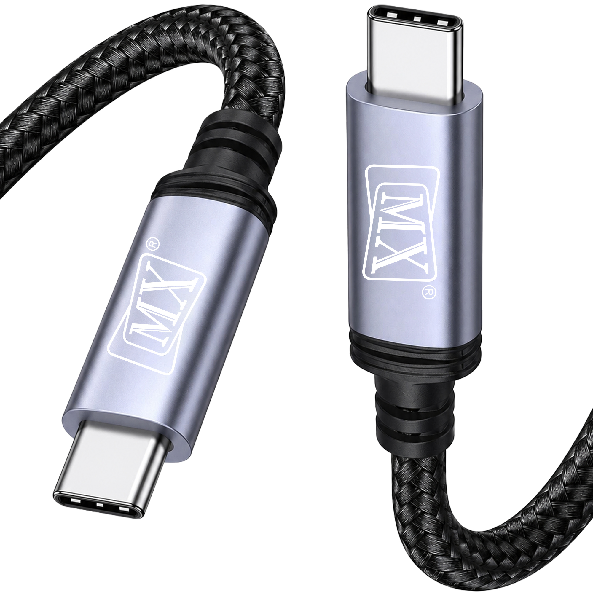 MX 240W USB C to USB C Cable PD 3.1,Type C to Type C Fast Charging Cable High Speed Data Transfer & Charging Type C Cable for MacBook, iPhone, Samsung Galaxy S25/S24, iPad & Laptops – 1.2 Mtr Cord