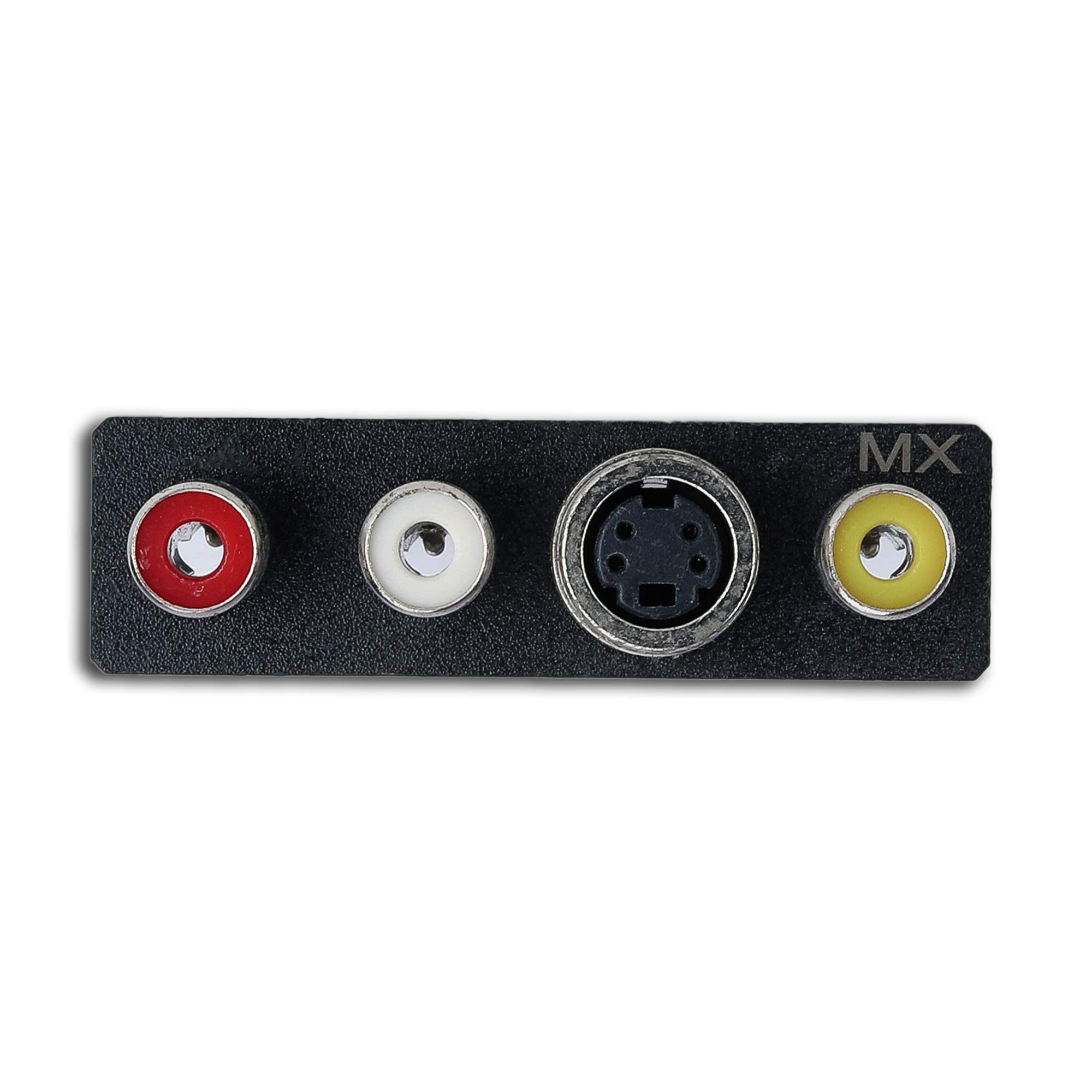 MX 3 RCA Female + 4-Pin Mini DIN Female Connectors (Pack of 2)